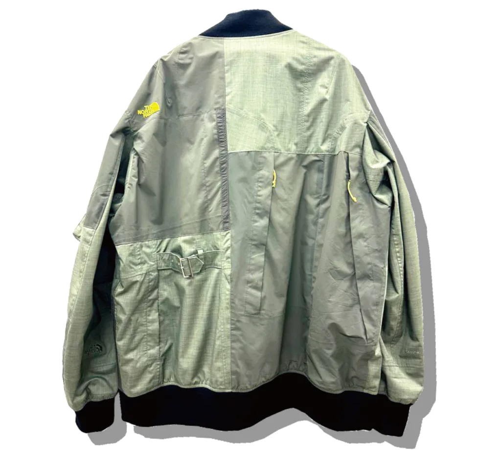 Oldpark ma-1 Flight Jacket Khaki Northface Reconstructed Back