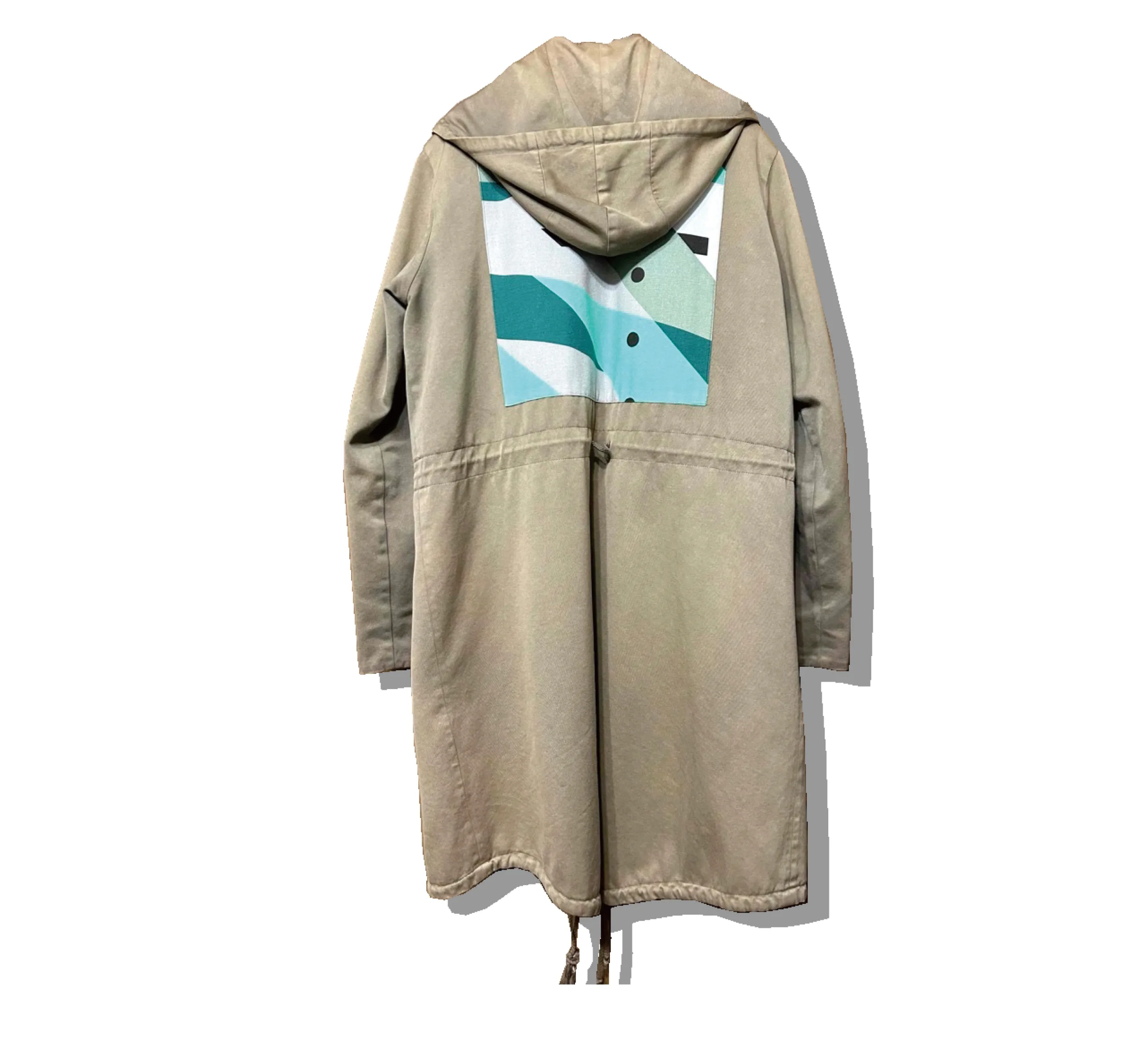 RAFSIMONS NEW ORDER PCL PARKA mods Coat Beige 2003AW CLOSER Back