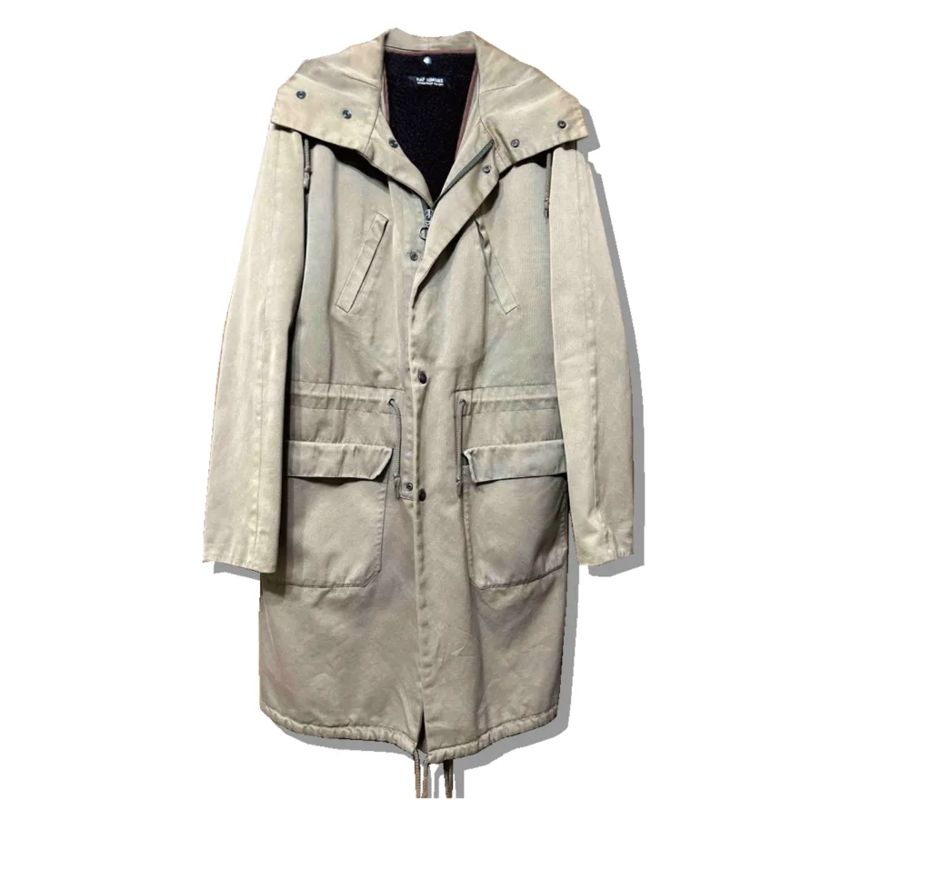 RAFSIMONS NEW ORDER PCL PARKA mods Coat Beige 2003AW CLOSER