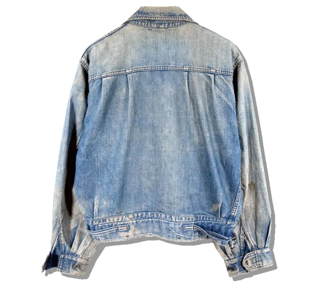 Royal Canadian Navy Denim Working Jacket 1950s Back