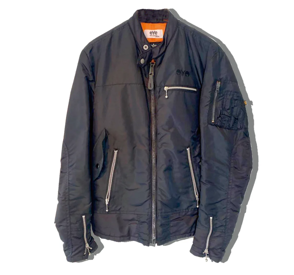 eye comme des garcons junyawatanabe man x alpha single rider jacket 2006AW Front