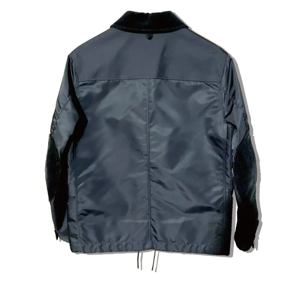 eYe Junya Watanabe man nylon coach Jacket Black Back