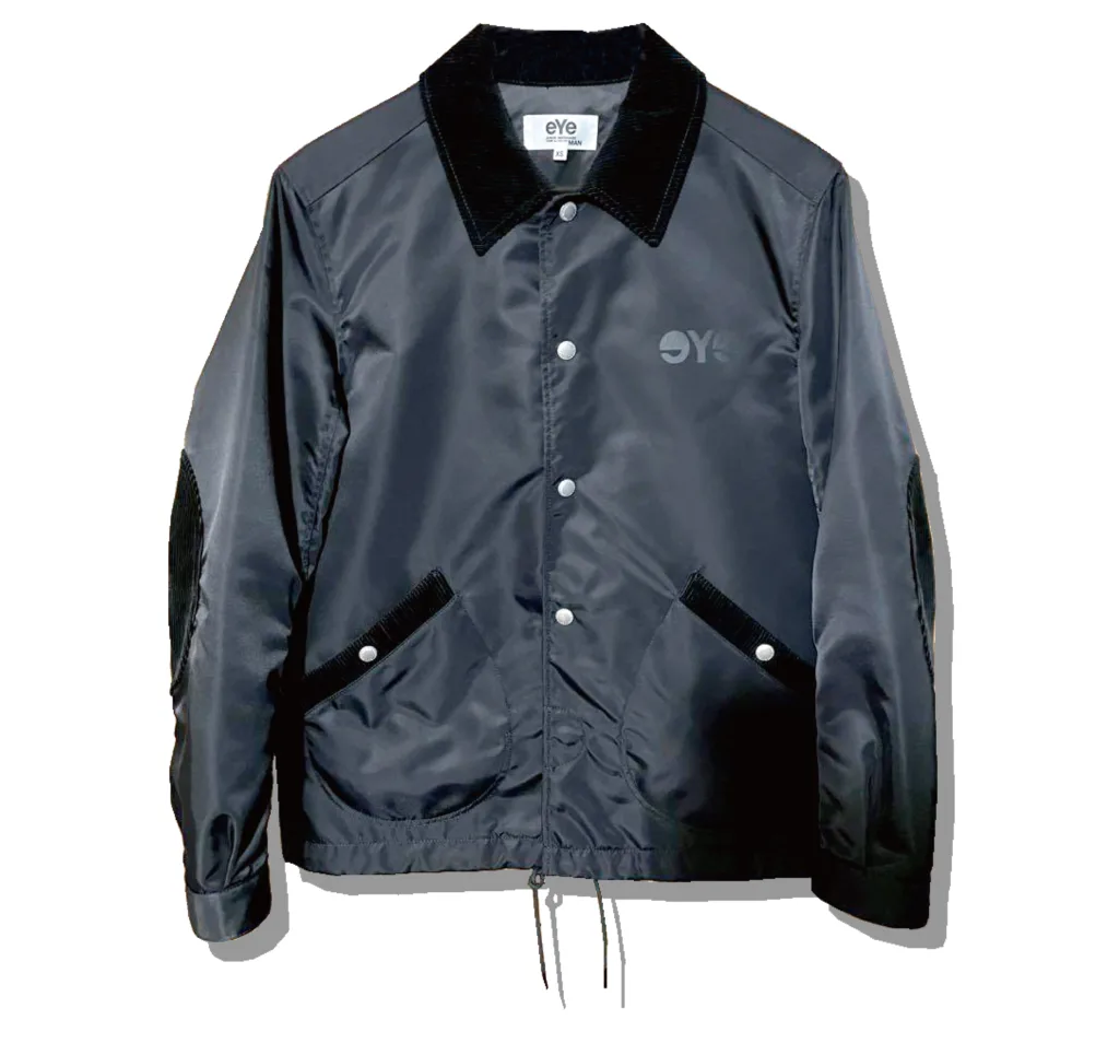 eYe Junya Watanabe man nylon coach Jacket Black Front