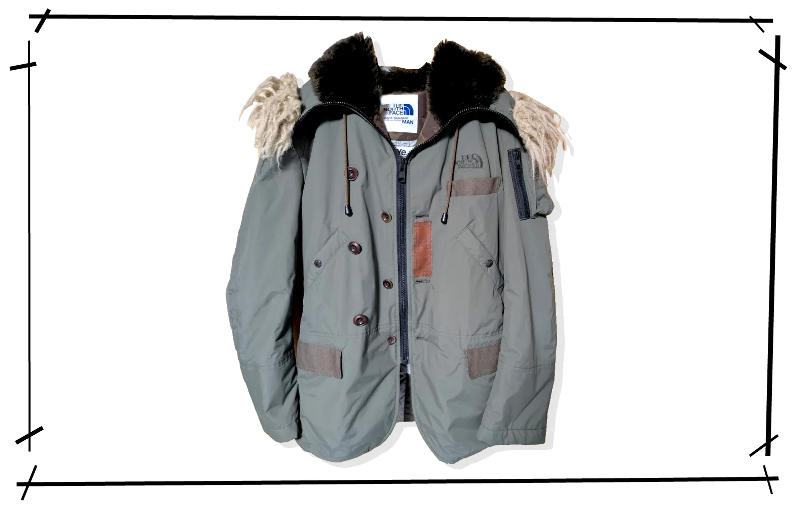 Junyawatanabe man x north face n-3b Flight Jacket 2016AW