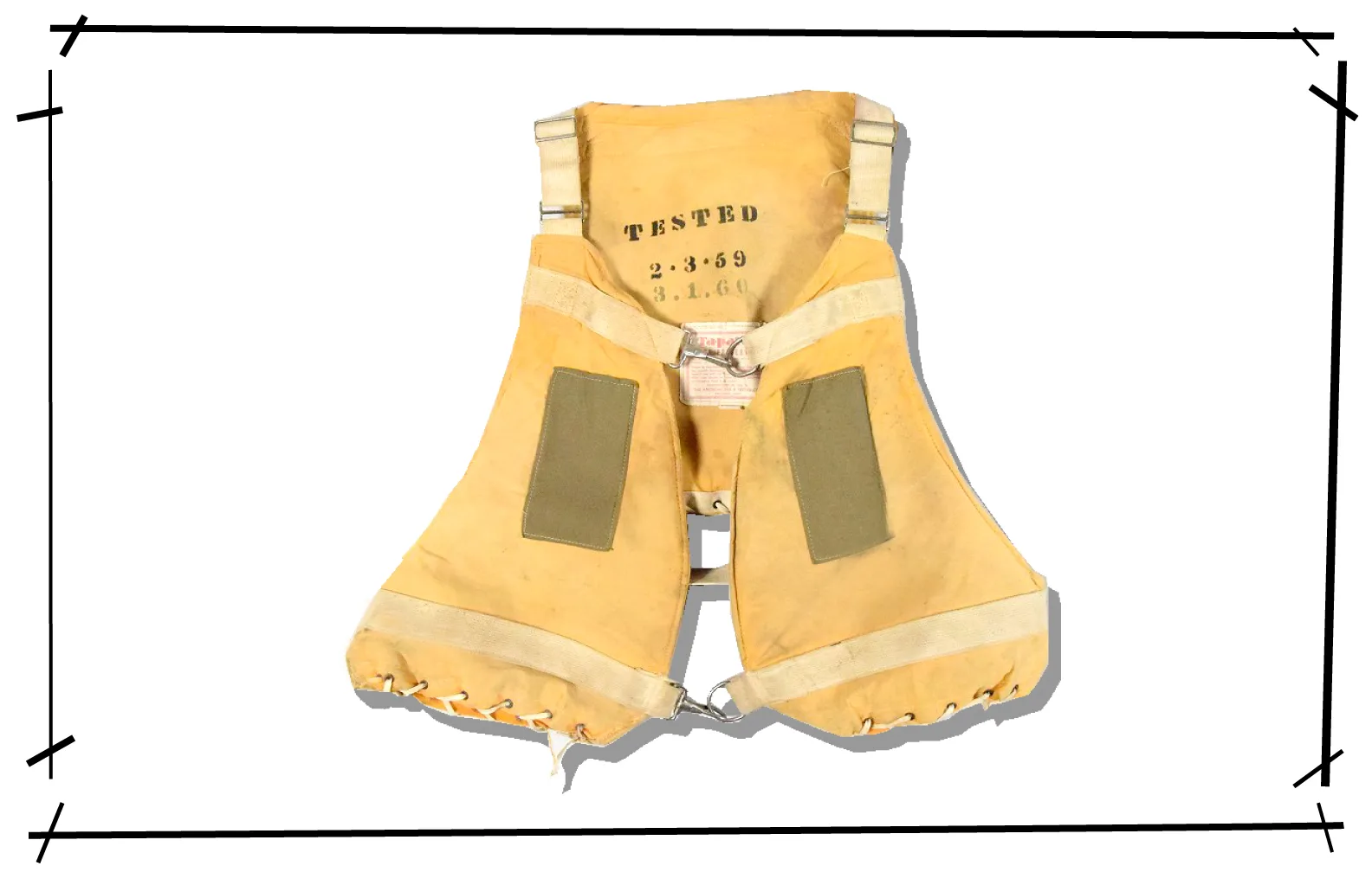 US NAVY LifeCEC TA PAT co Life Preserver Vest 1950s