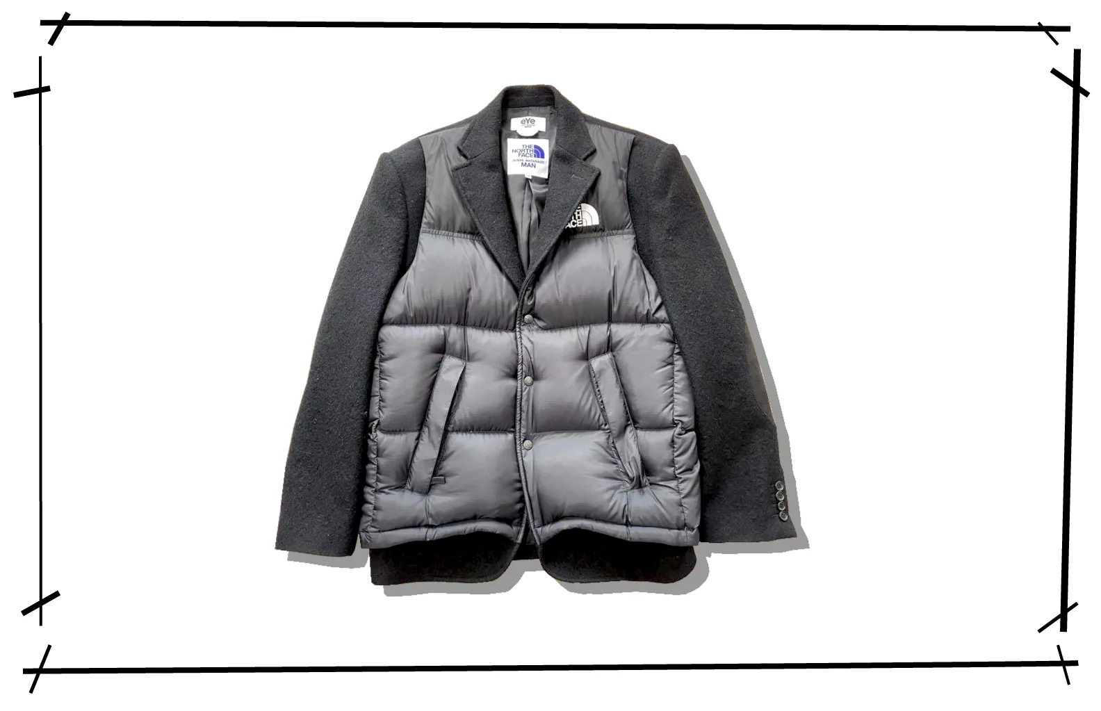 eYe JUNYA WATANABE MAN × THE NORTH FACE Nuptse VEst Tailored Jacket 2023AW