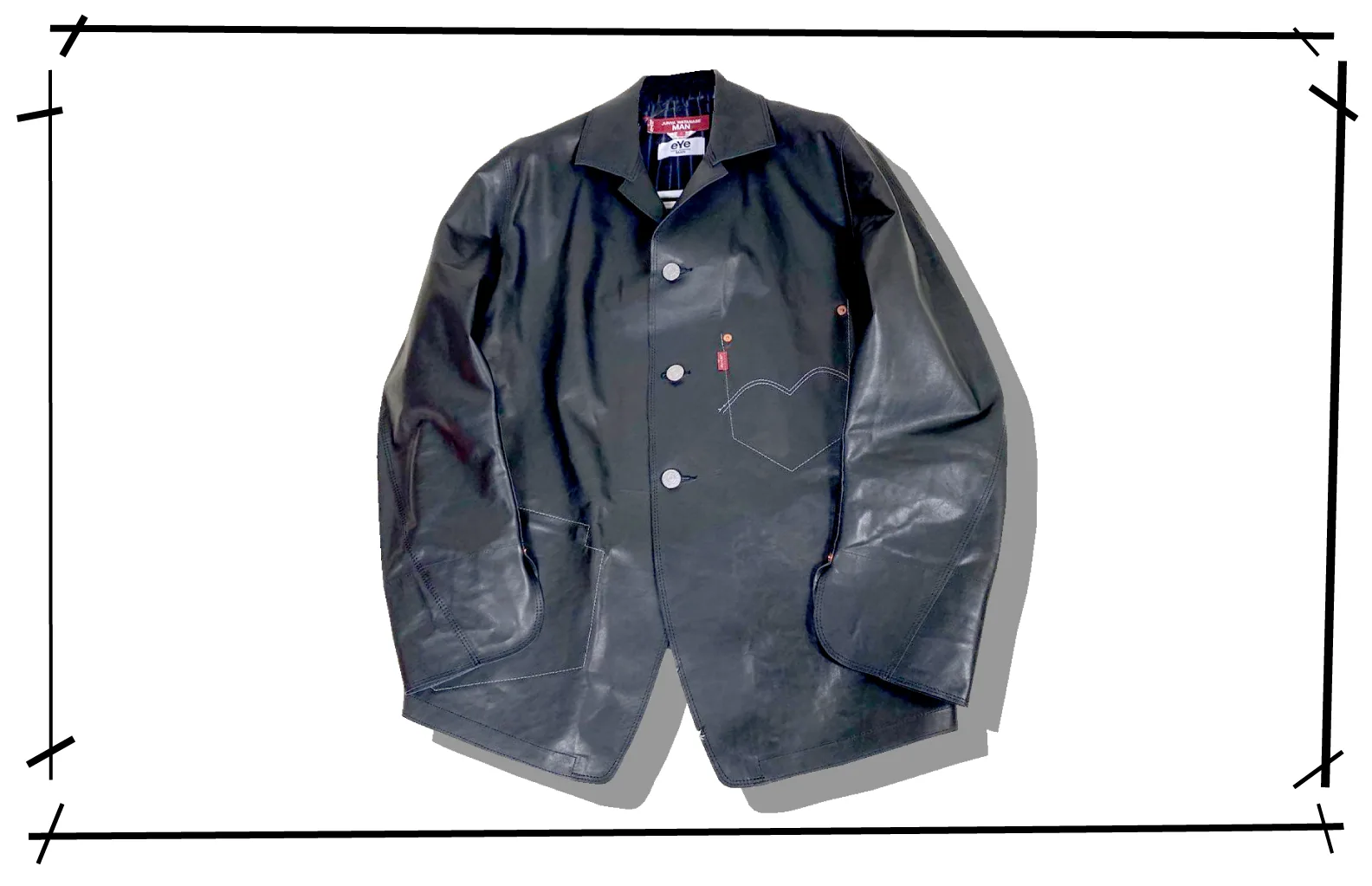 eYe Junya Watanabe Man x Levi's RED Cowleather Coverall Jacket 2024AW