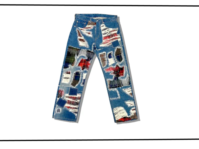 eYe JUNYA WATANABE MAN Patch work Denim Pants 2018SS