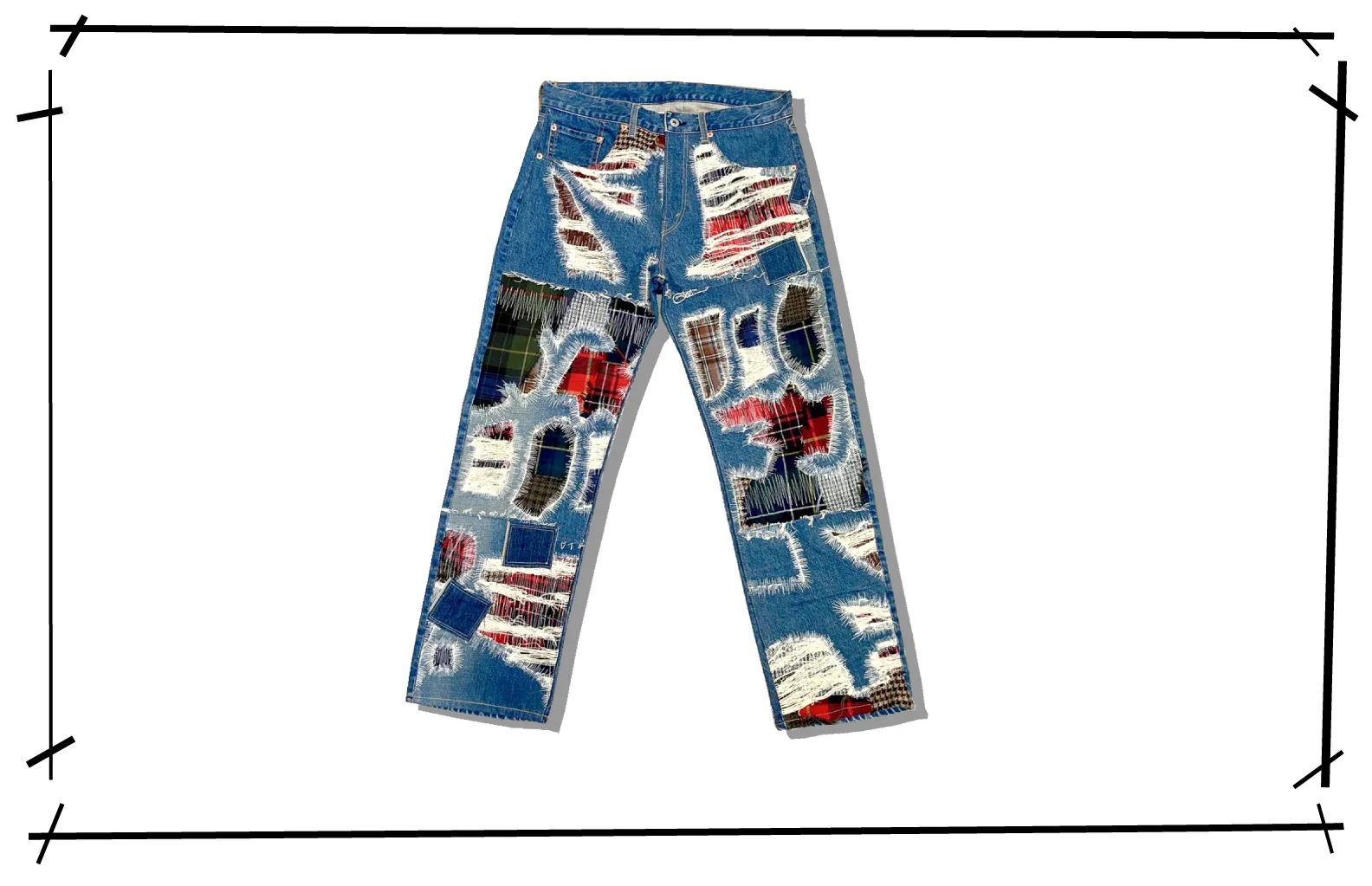 eYe JUNYA WATANABE MAN Patch work Denim Pants 2018SS