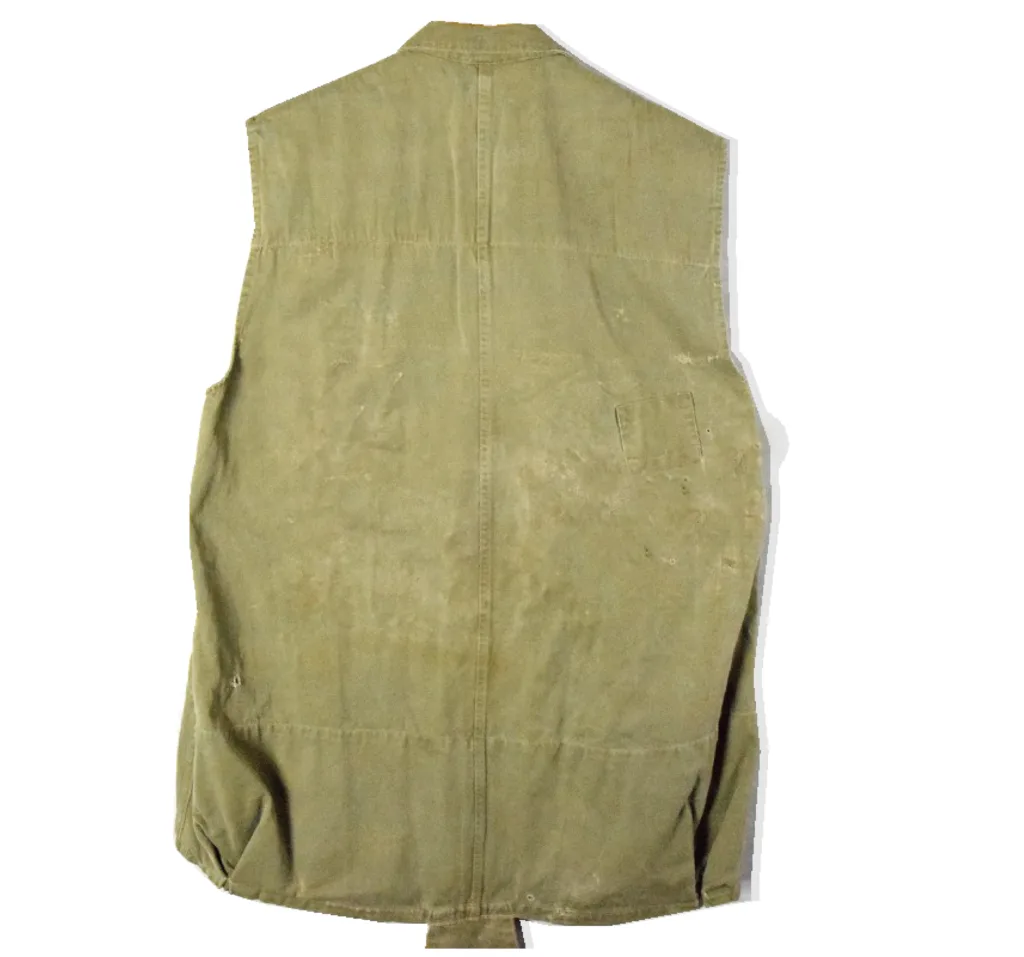 British Army Prachute Vest 1940s Back