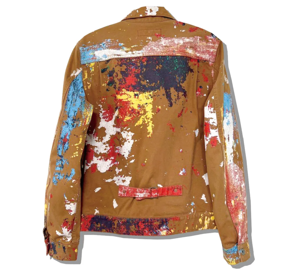Junya watanabe MAN x Levi's Duck Painted Jacket 2018SS Back