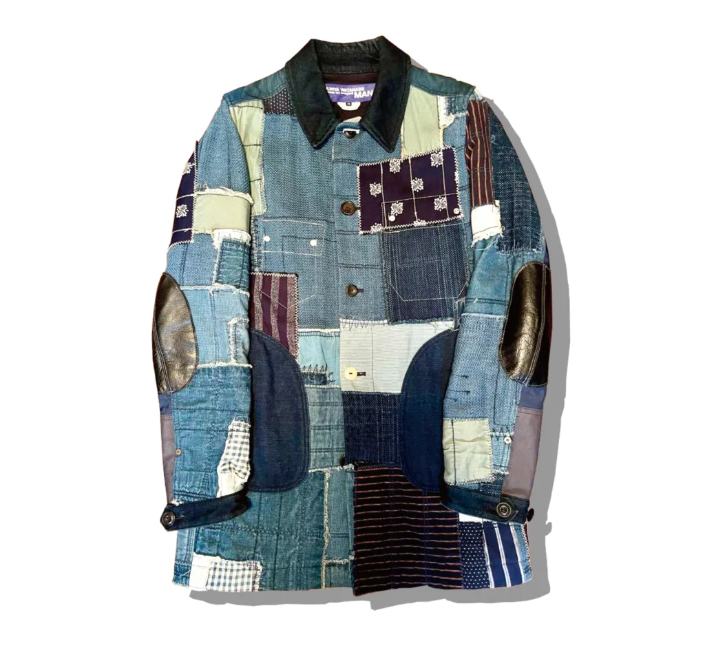 JUNYAWATANABA MAN JAPONism Patchwork Coat WO-C010 2015SS Front
