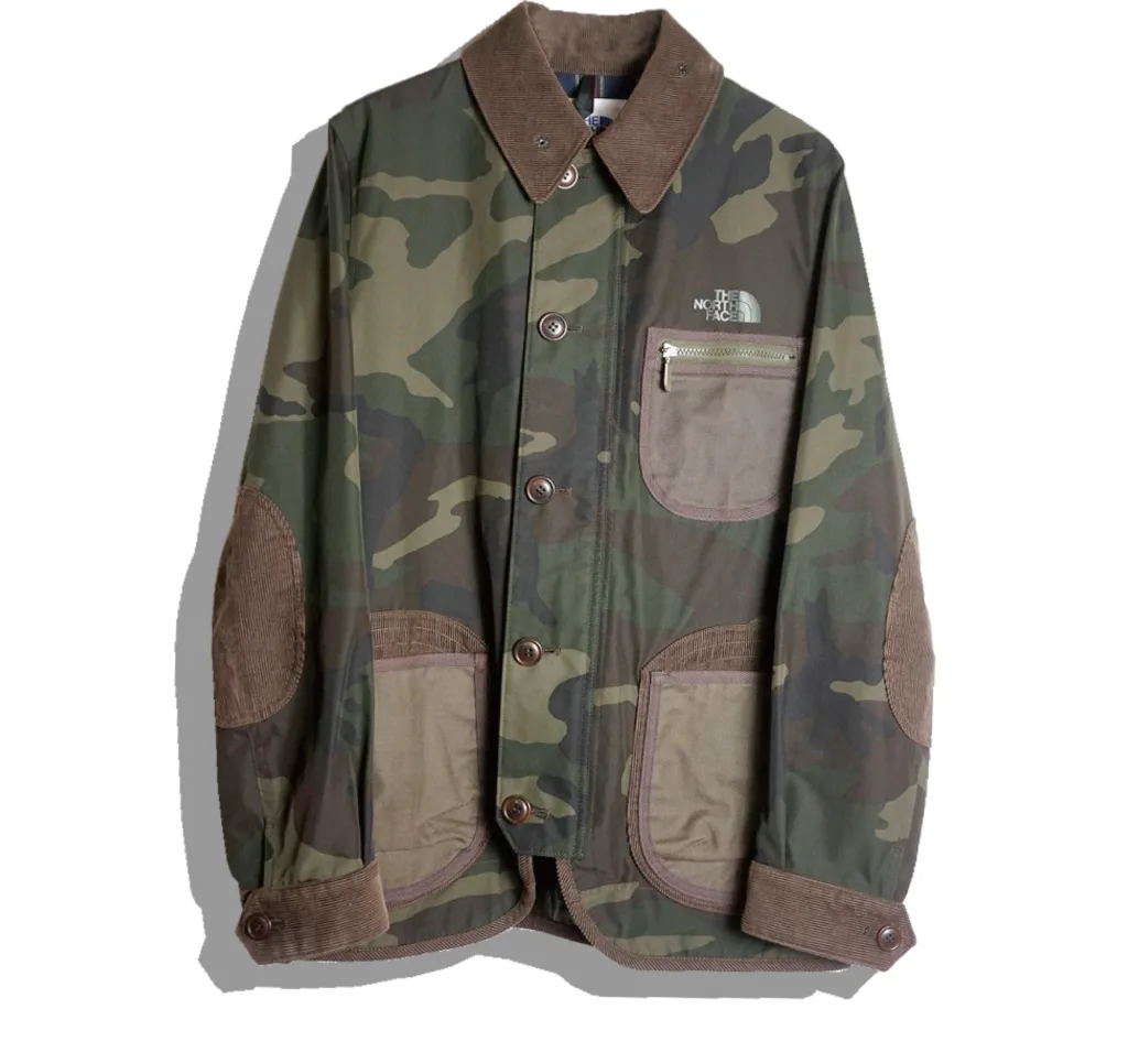Junyawatanabe x NorthFAce Camo Hunting Jacket Front