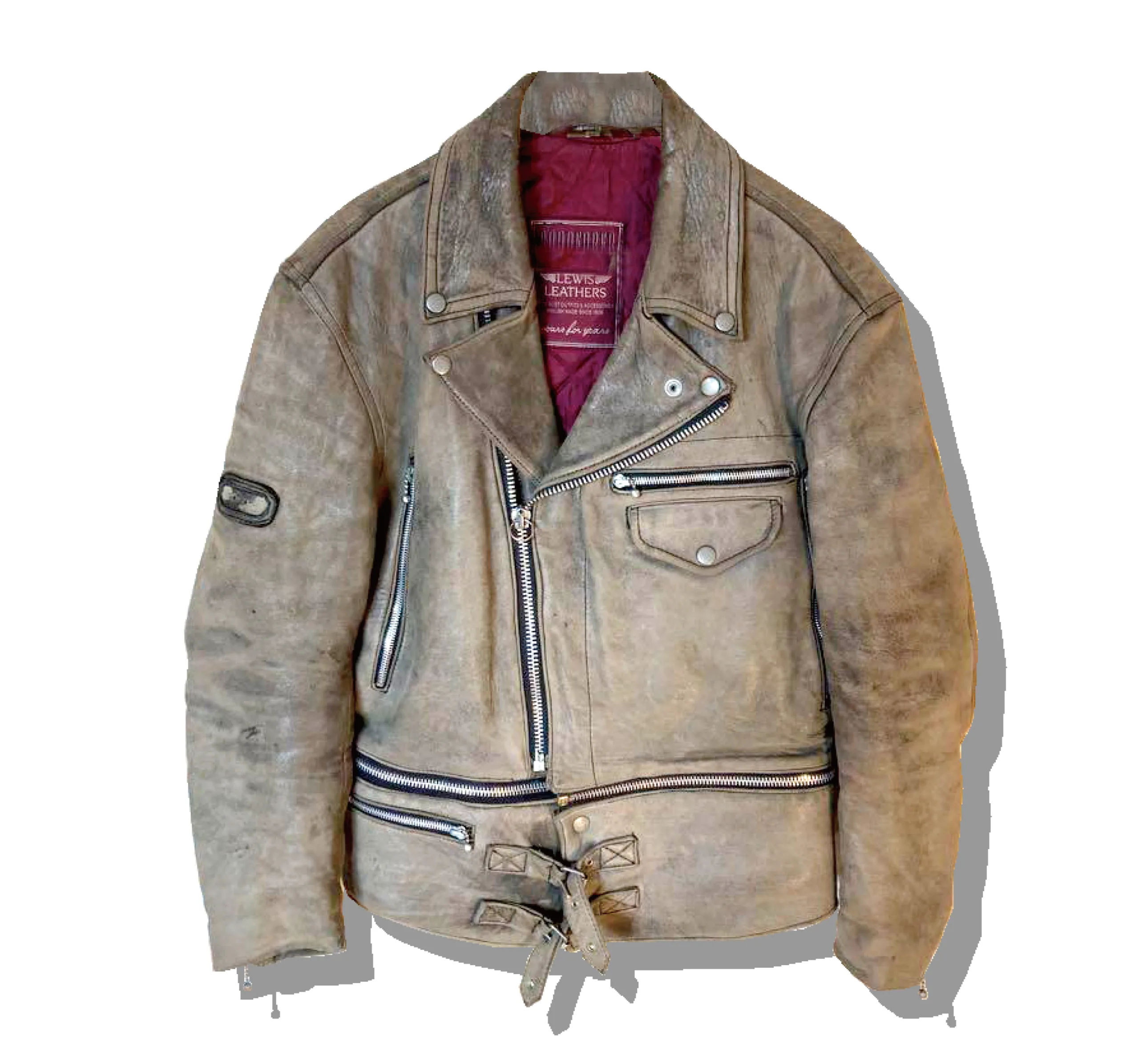 Lewis Leather Road Farer Rider Jacket Front