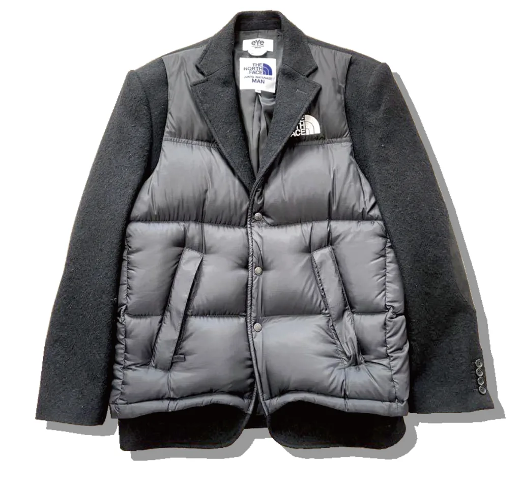 eYe JUNYA WATANABE MAN × THE NORTH FACE Nuptse VEst Tailored Jacket 2023AW Front