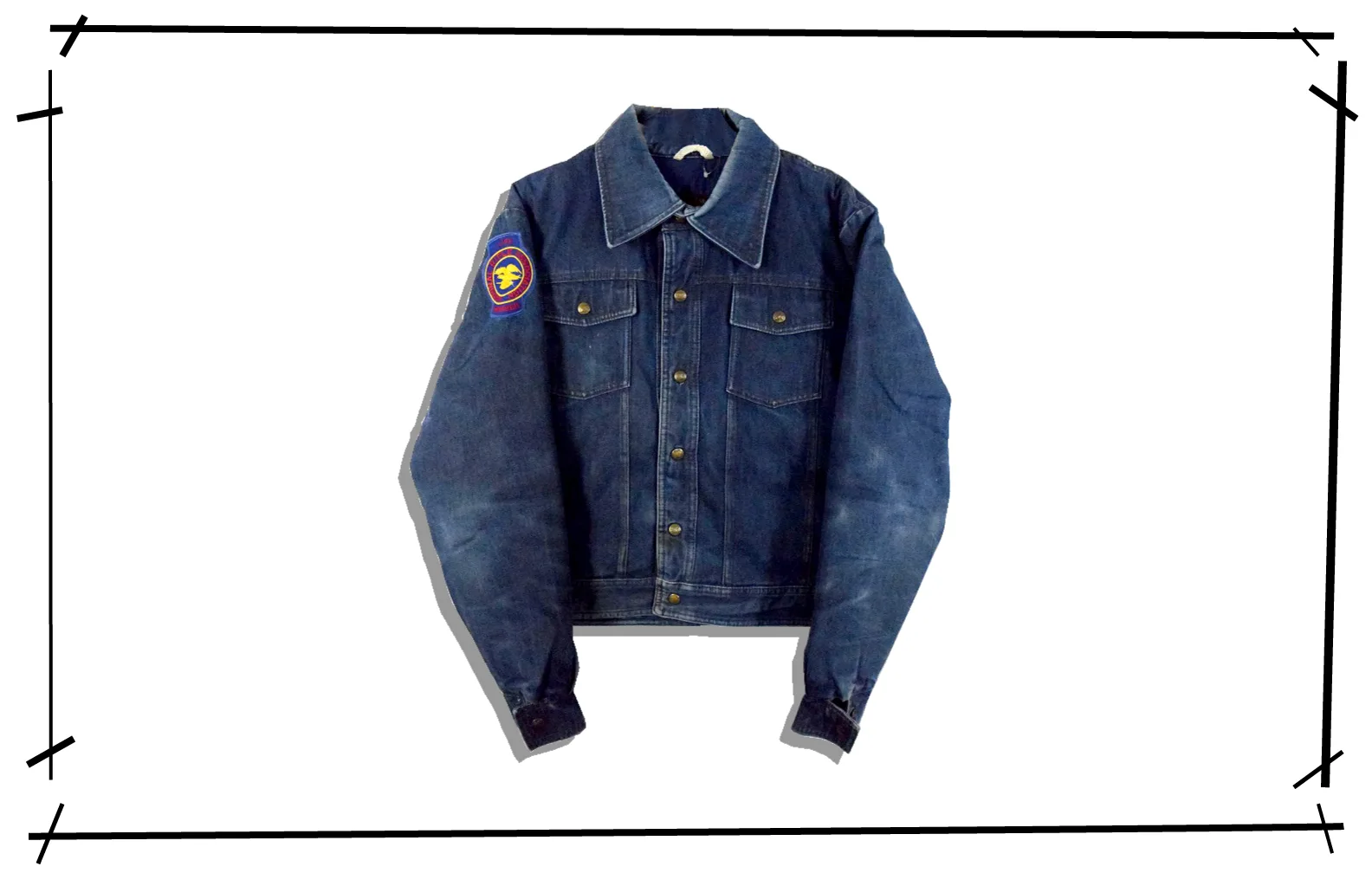 Eddie Bauer Down Lining Denim Jacket