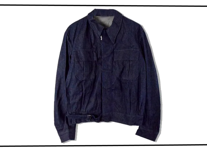 Italian Army Denim battle dress Jacket 1960s