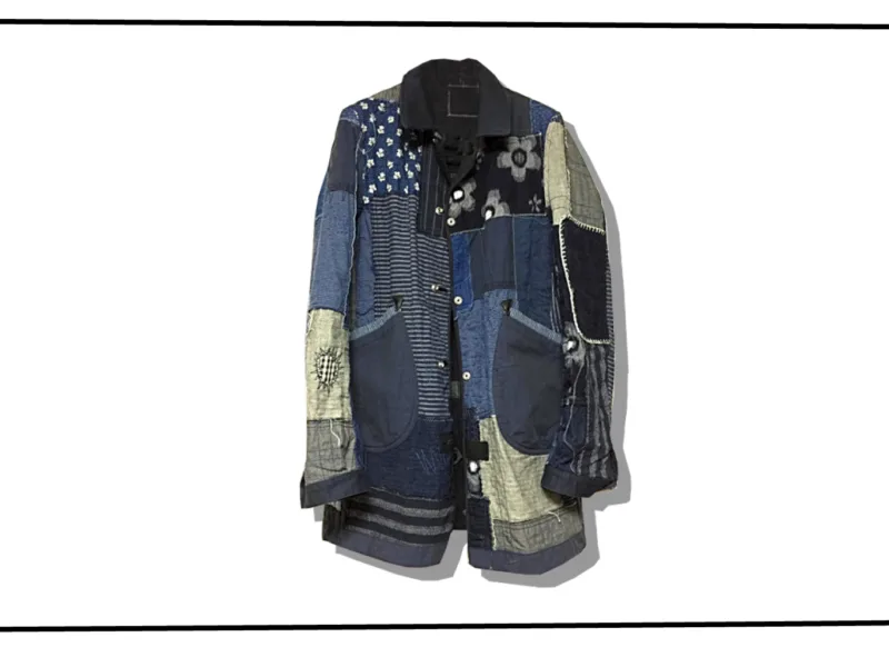 JUNYAWATANABA MAN JAPONism Patchwork Coat WO-C001 2015SS