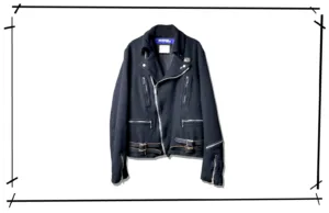 JUNYAWATANABE MAN X LEWIS LEATHERS Lightning Jacket Double Rider Wool Jacket 2004AW