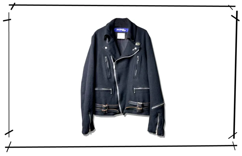 JUNYAWATANABE MAN X LEWIS LEATHERS Lightning Jacket Double Rider Wool Jacket 2004AW