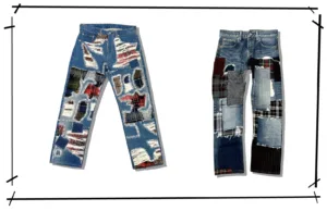 Junyawatanabe MAN Patchwork Denim Pants Series 001