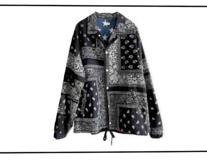 OldPark banadana BLack Coach Jacket