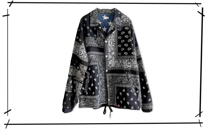 OldPark banadana BLack Coach Jacket