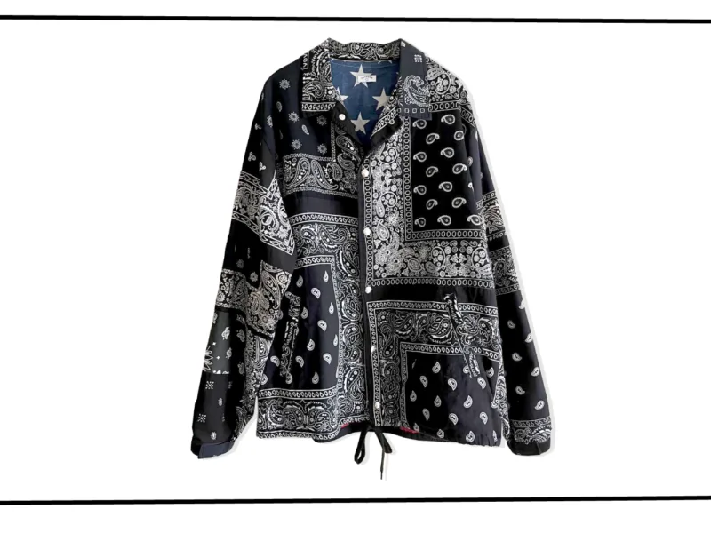 OldPark banadana BLack Coach Jacket