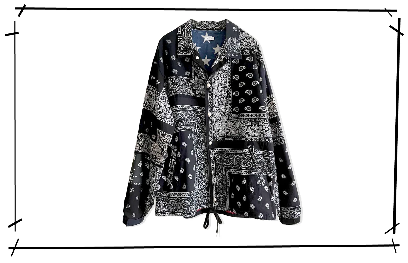 OldPark banadana BLack Coach Jacket