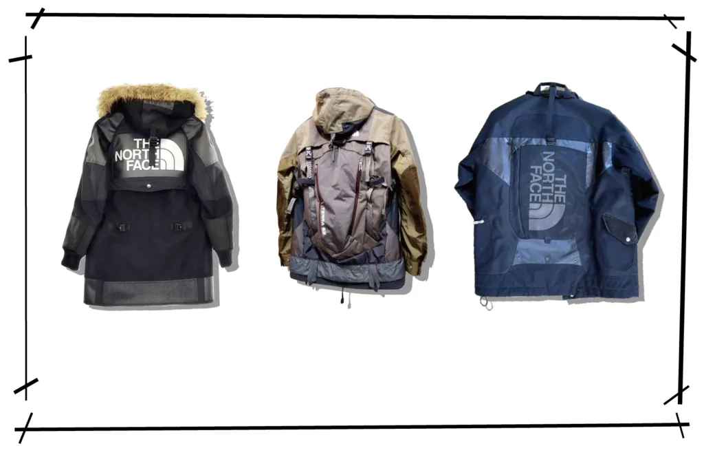 eYe Junywatatanabe Man x The Northface Backpack Reconstruction Outer Series 003