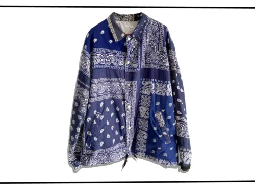 oldpark bandana coach jacket Blue