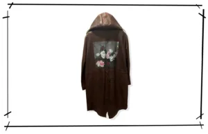 rafsimons leather mods coat