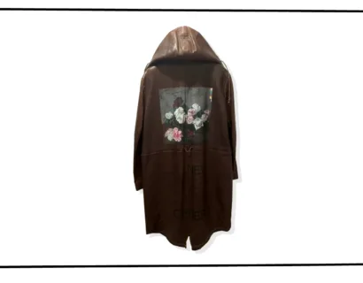 rafsimons leather mods coat