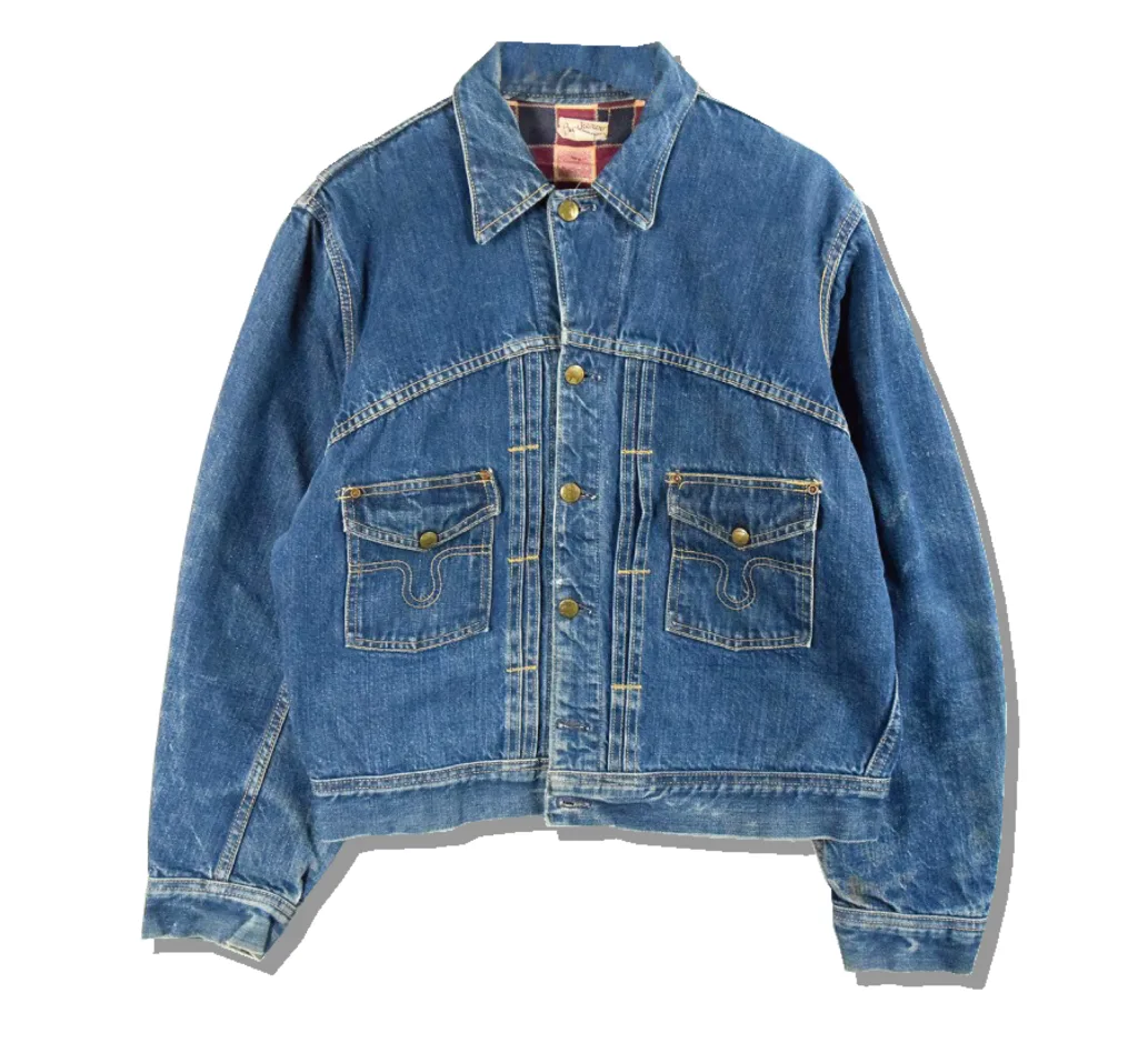 Buckaroo Lining Denim Jacket by Big smith Front