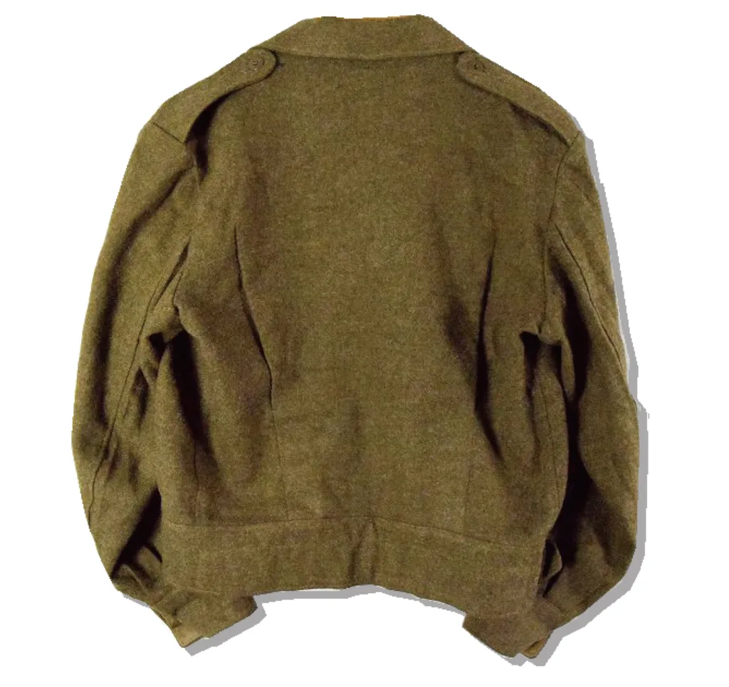 Canadian Army battle Dress Jacket 1950s Back