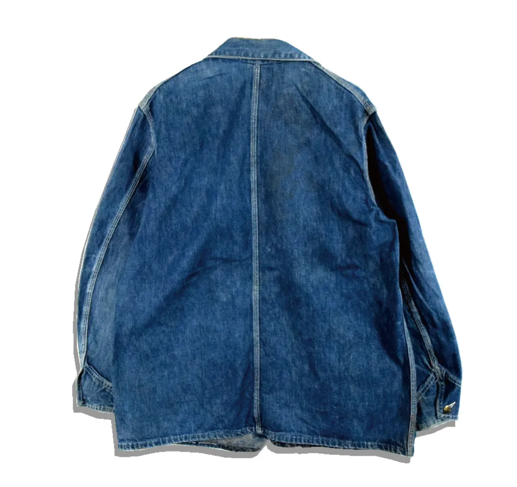 Hercules Denim Coverall Jacket 1950s Back