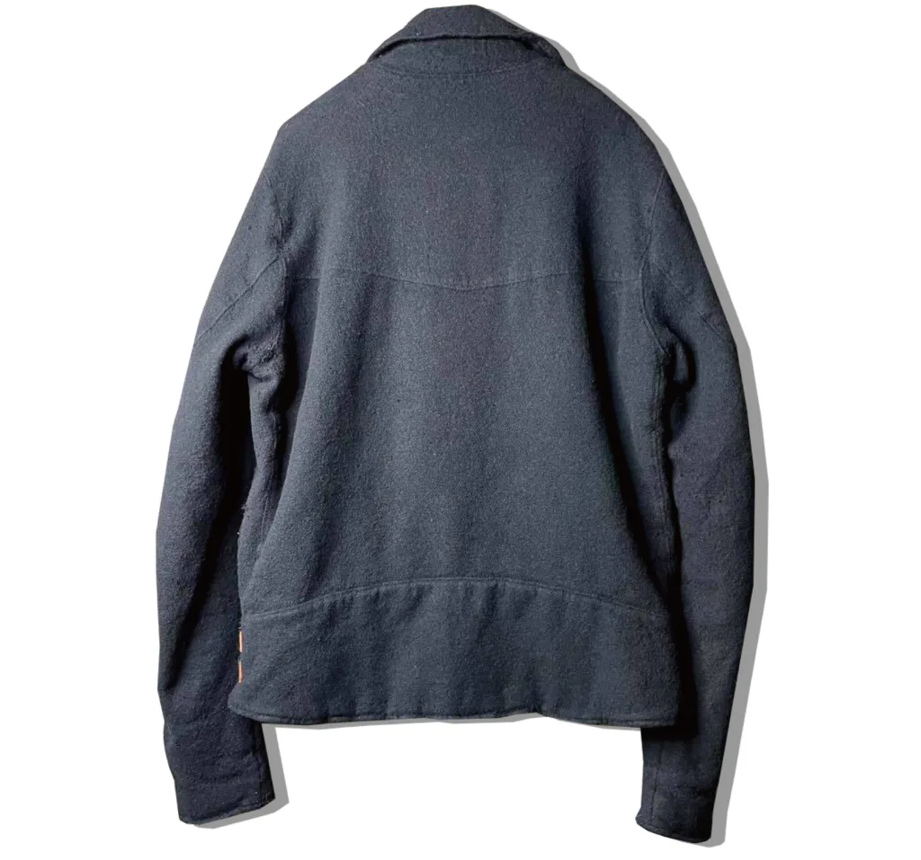 JUNYAWATANABE MAN X LEWIS LEATHERS Lightning Jacket Double Rider Wool Jacket 2004AW Back