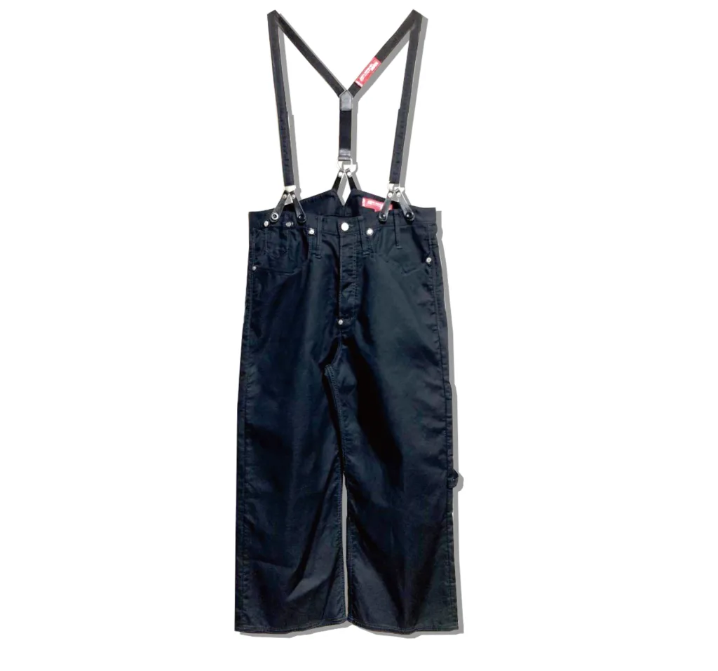 Junyawatanabe MAN X Levi's suspender Black Denim Pants WG-P212 2021SS Front