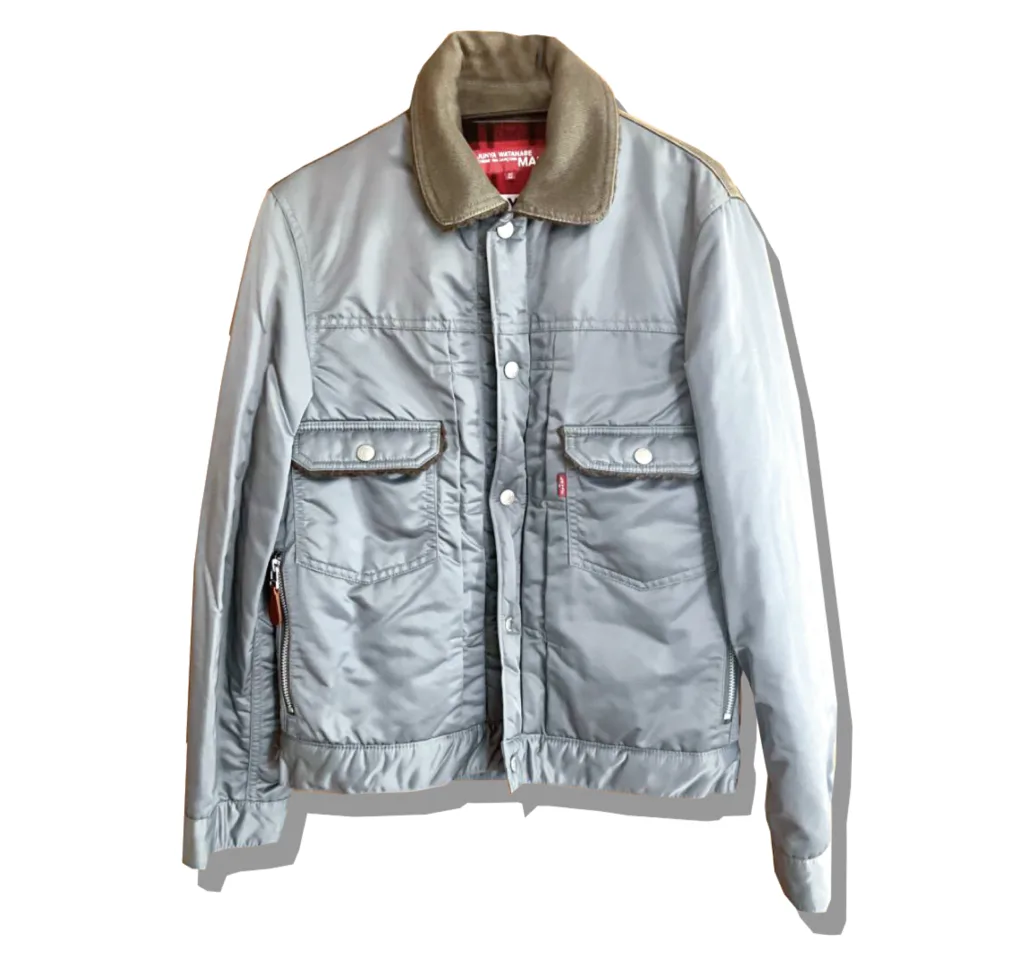 eYe Junyawatanabe MAN X Levi's Type2 Jacket Grey Front