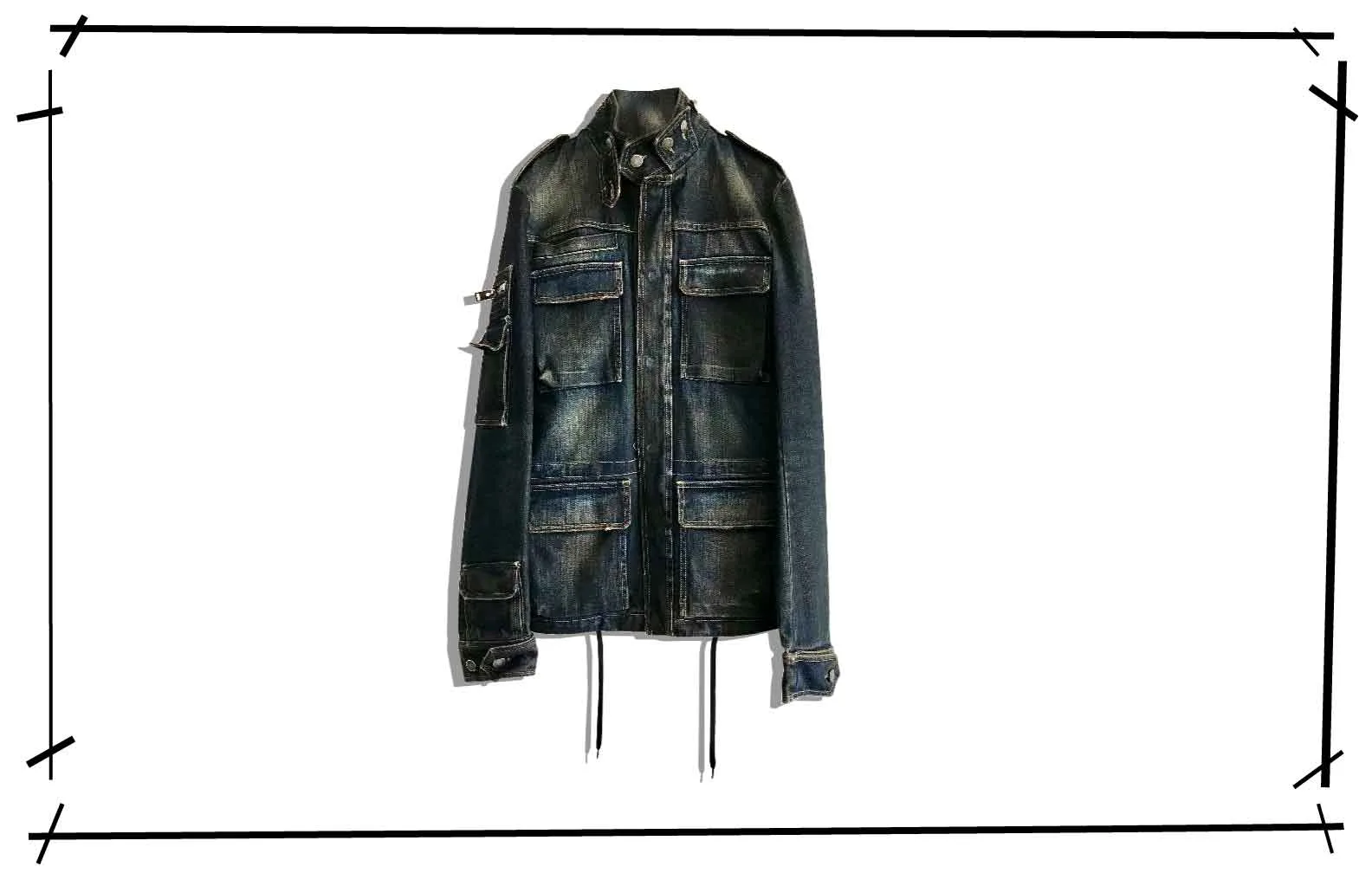 DiorHomme M-65 Denim Field Jacket Prototype 2005SS