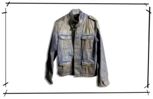 DiorHomme M-65 RED LUST Denim Field JAcket 2005AW