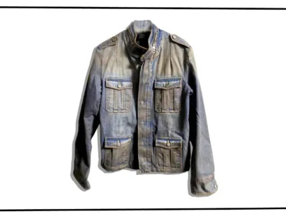 DiorHomme M-65 RED LUST Denim Field JAcket 2005AW