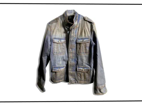 DiorHomme M-65 RED LUST Denim Field JAcket 2005AW