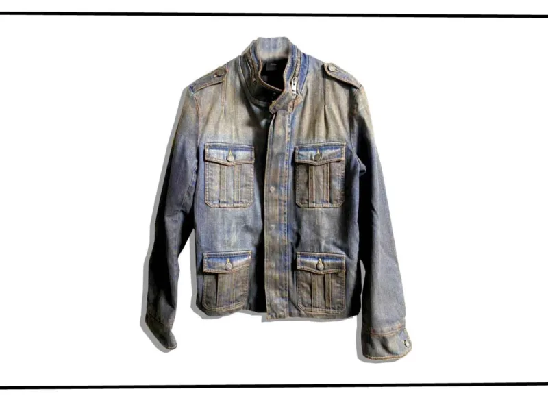 DiorHomme M-65 RED LUST Denim Field JAcket 2005AW