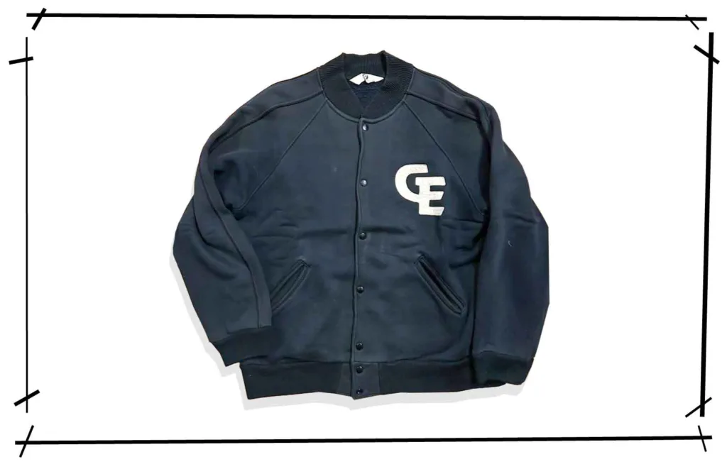 Good Enough sweat stadium Jacket Black