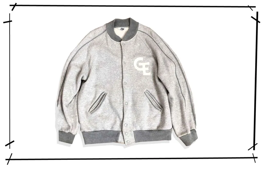 Good Enough sweat stadium Jacket Grey