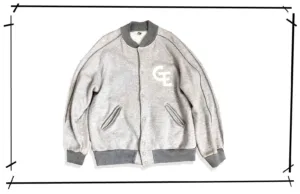 Good Enough sweat stadium Jacket Grey