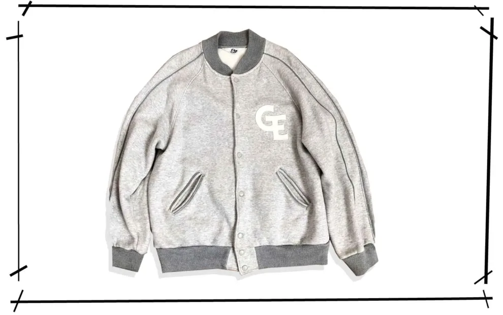 Good Enough sweat stadium Jacket Grey