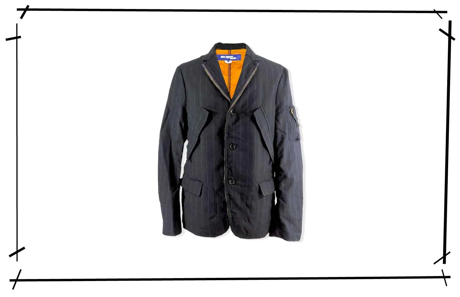 JUNYA WATANABE MAN 3BUTTON ZIPUP Tailored Jacket WR-J019 2006