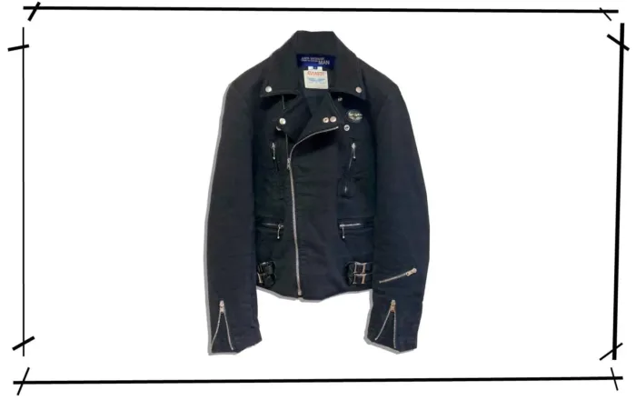 JUNYAWATANABE MAN X LEWIS LEATHER Lightning Double Rider Jacket 2003SS